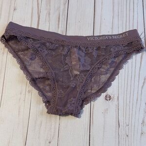 Victoria's Secret Lace cheekini petit bikini Panty - Deep Purple